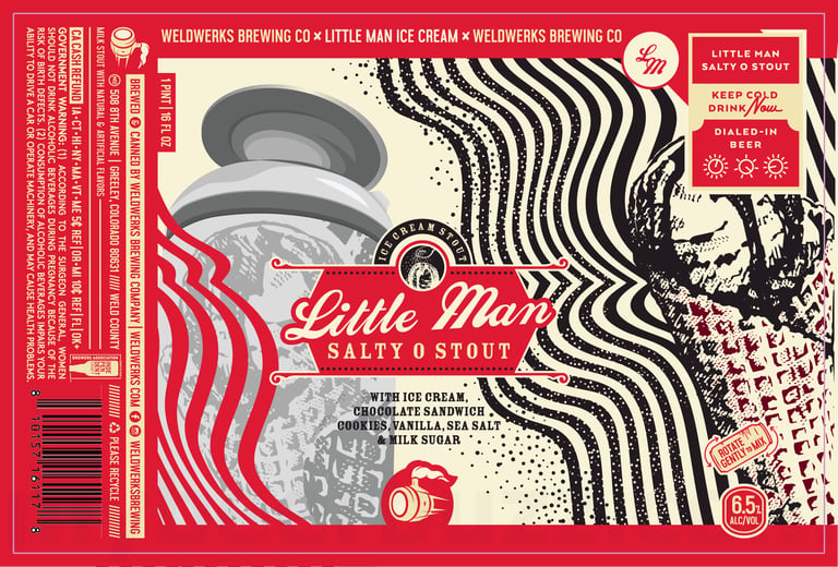 2025 WeldWerks Little Man Salty O Stout 16-oz Cans