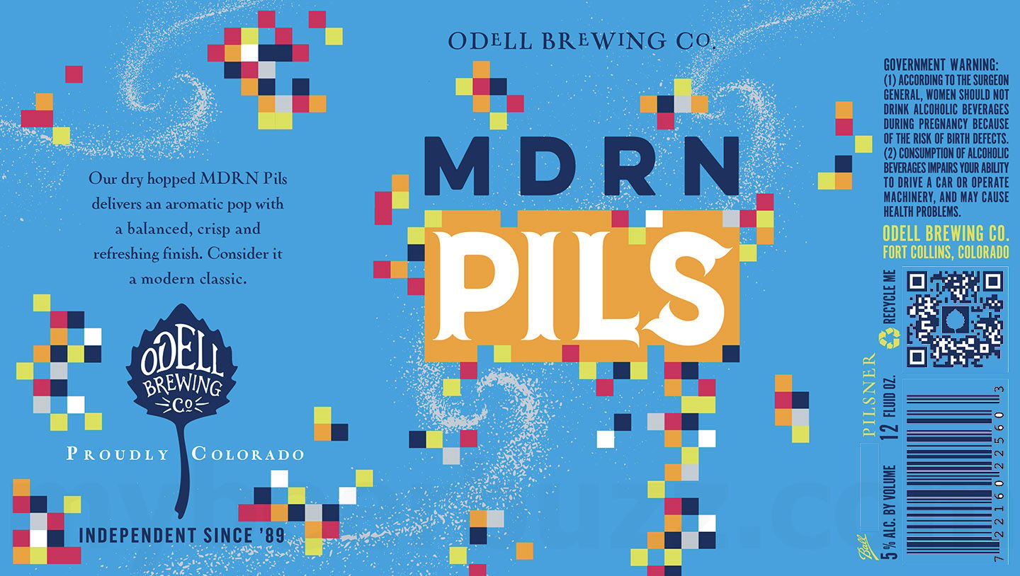 2026 Odell Brewing MDRN PILS 12-oz Cans