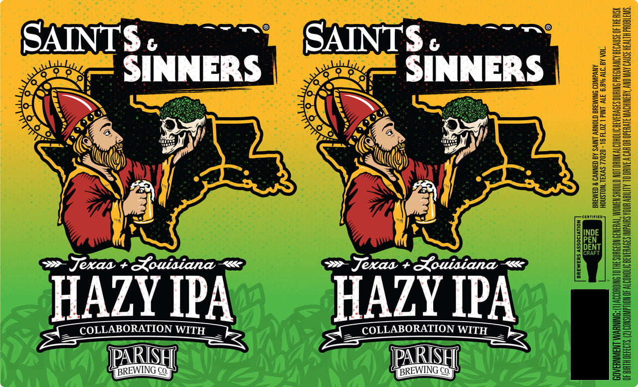 2026 St. Arnold Saints & Sinners 16-oz Cans