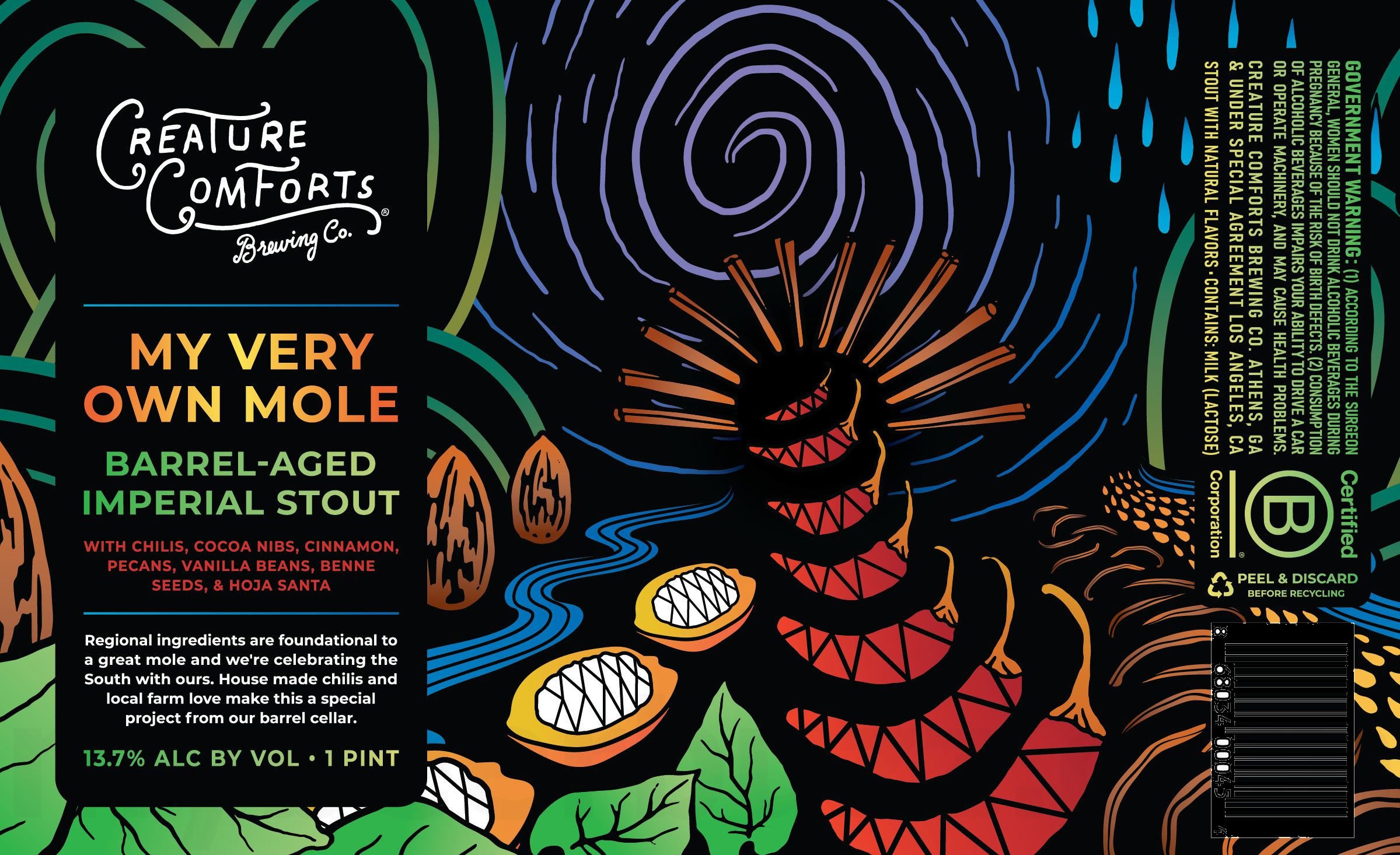 2026 Creature Comforts My Very Own Mole 16-oz Cans