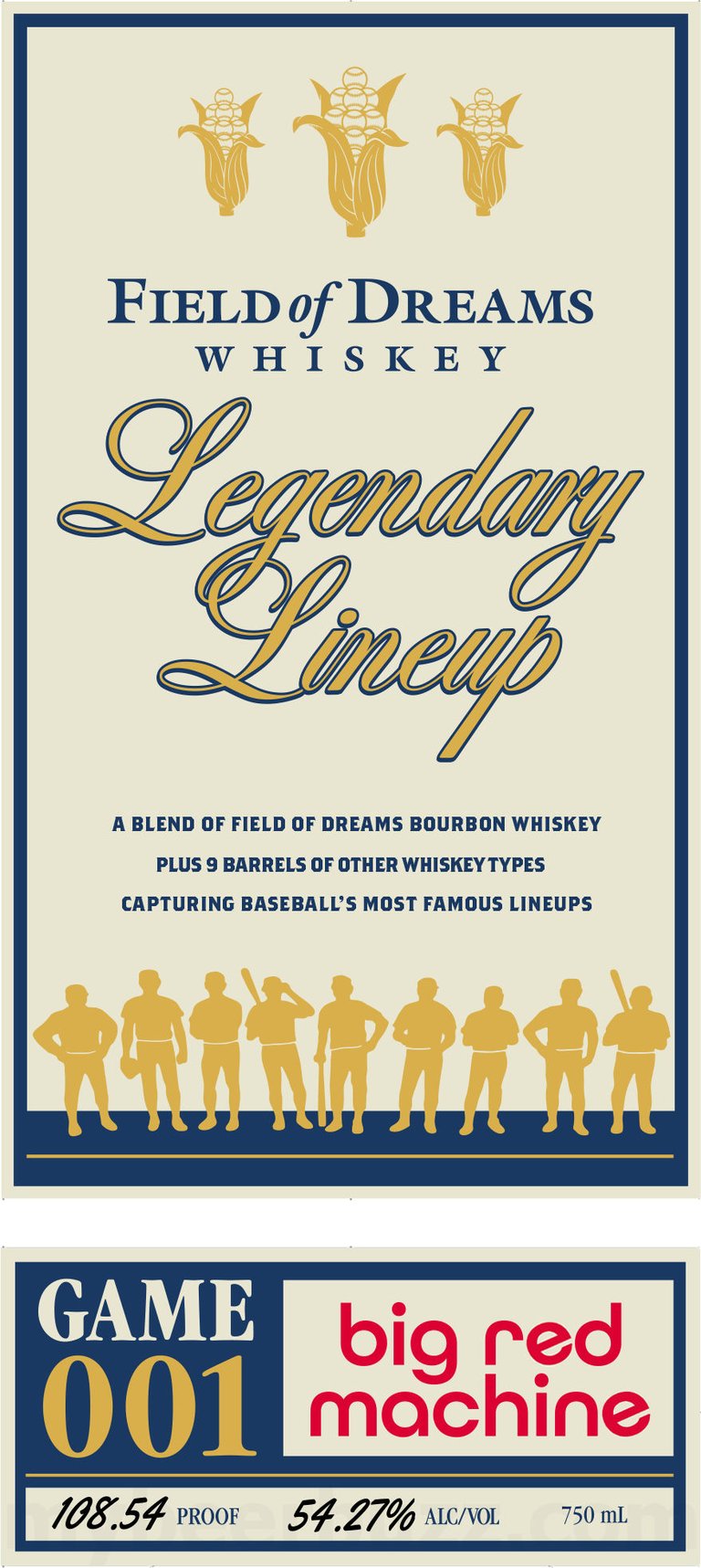 2025 Cedar Ridge Field Of Dreams Legendary Lineup 750ml Bottles