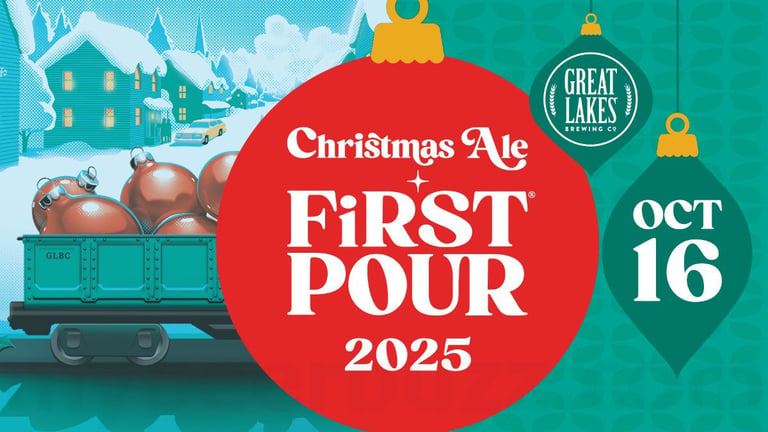 2025 Great Lakes Christmas Ale First Pour
