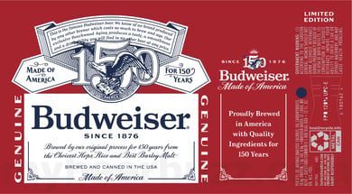 Anheuser-Busch Celebrating 150 Years of Budweiser in 2026 / Budweiser Zero