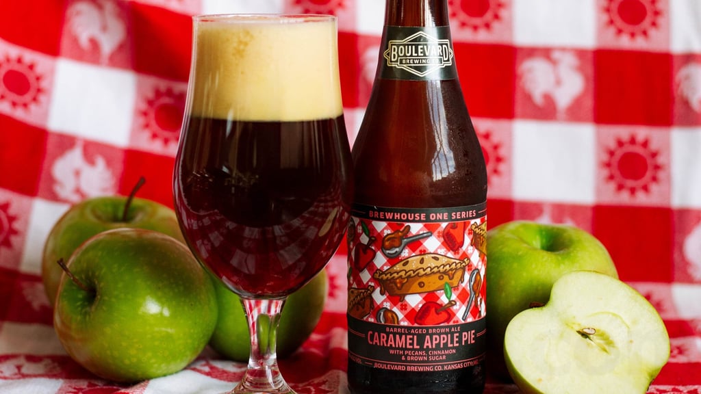 Boulevard Brewing Caramel Apple Pie Barrel-Aged Brown Ale with Pecans, Cinnamon & Brown Sugar 9/7