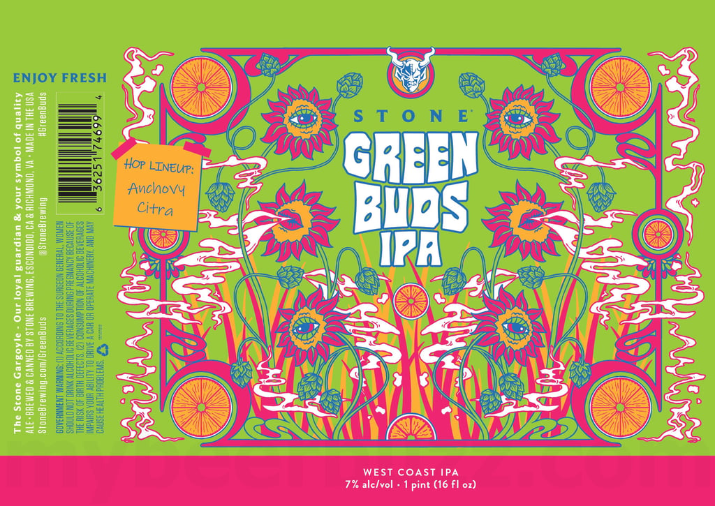 Stone Brewing Adding Green Buds IPA Cans
