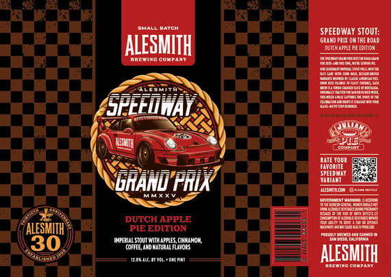 2025 AleSmith Speedway Stout Dutch Apple Pie Edition 16-oz Cans