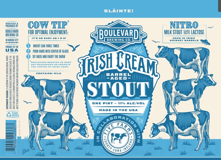 2025 Boulevard Irish Cream Stout 16-oz Cans