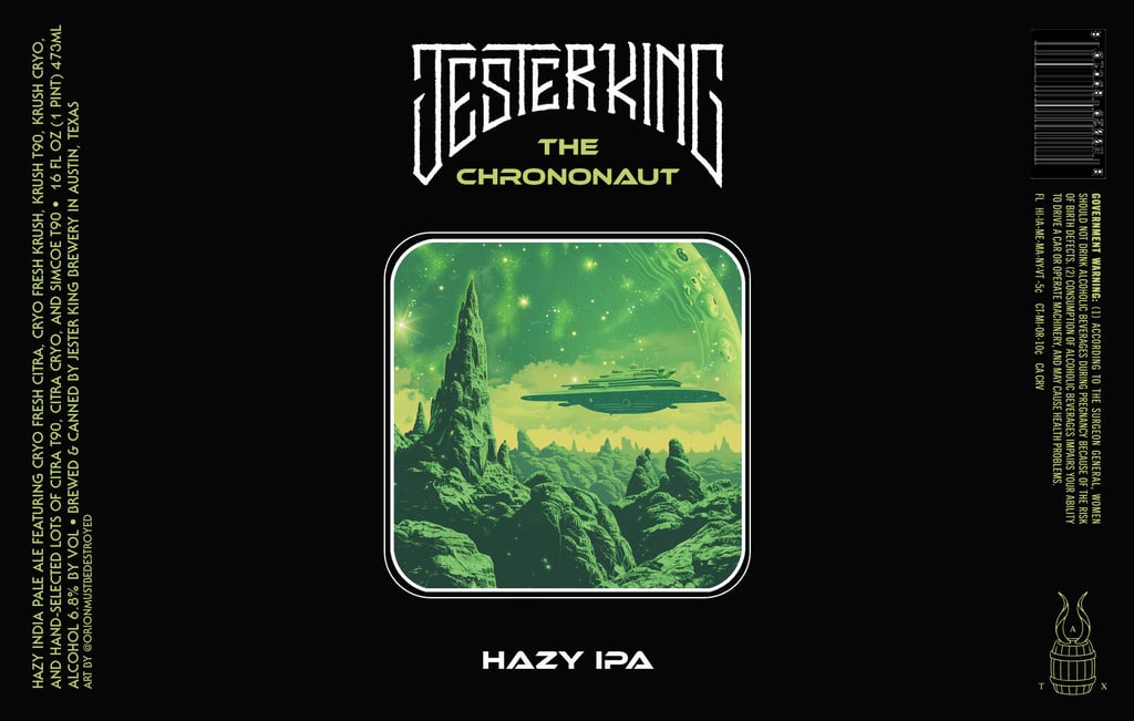Jester King Adding The Chrononaut Hazy IPA Cans