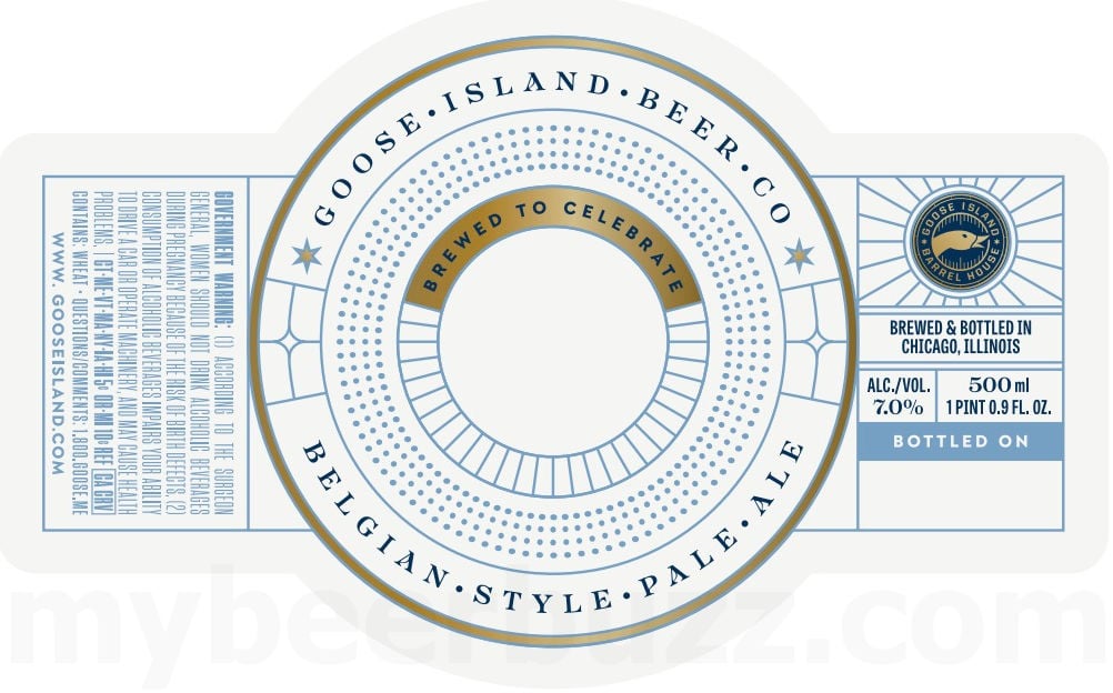 Goose Island Working On Belgian Style Pale Ale Bottles