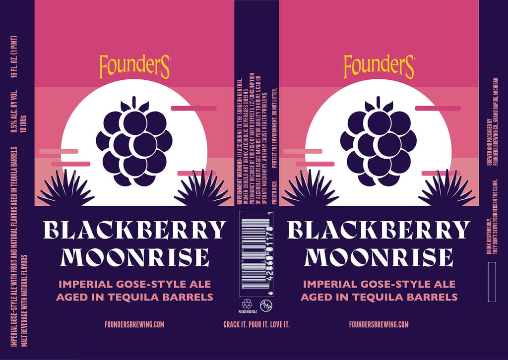 Founders Adding Blackberry Moonrise Imperial Gose Cans