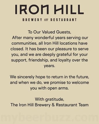 Iron Hill Closure Notice