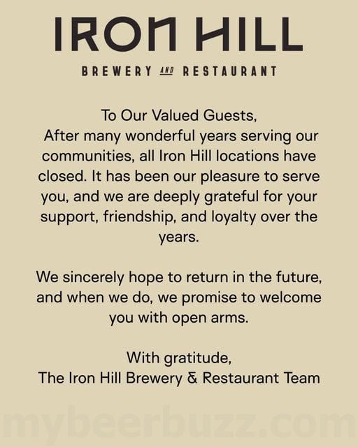 Iron Hill Closure Notice