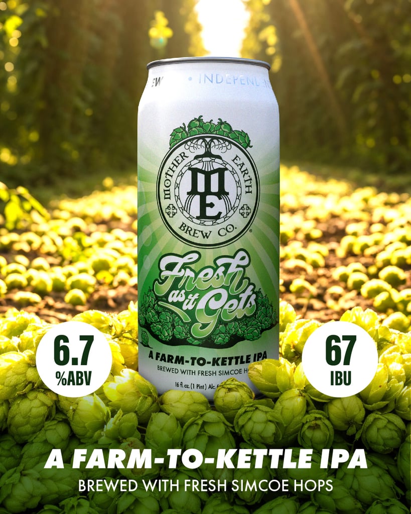 Mother Earth Brew Co. Releasing 2025 Fresh As It Gets & Mystical Misfit