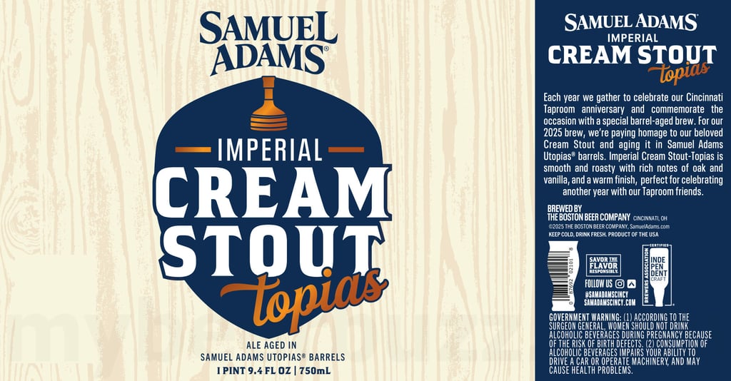 Samuel Adams Working On Imperial Cream Topias & Cinnamon Roll Breakfast Bock