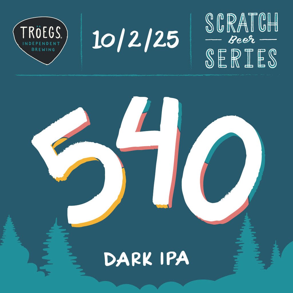Tröegs Releasing Scratch # 540 Dark IPA