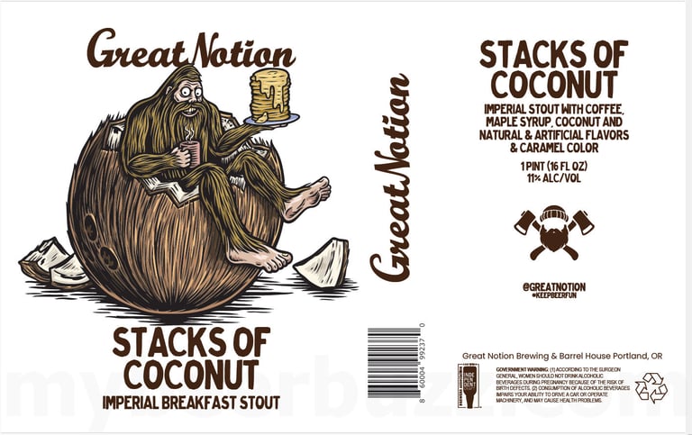 2025 Great Notion Stacks Of Coconut 16-oz Cans