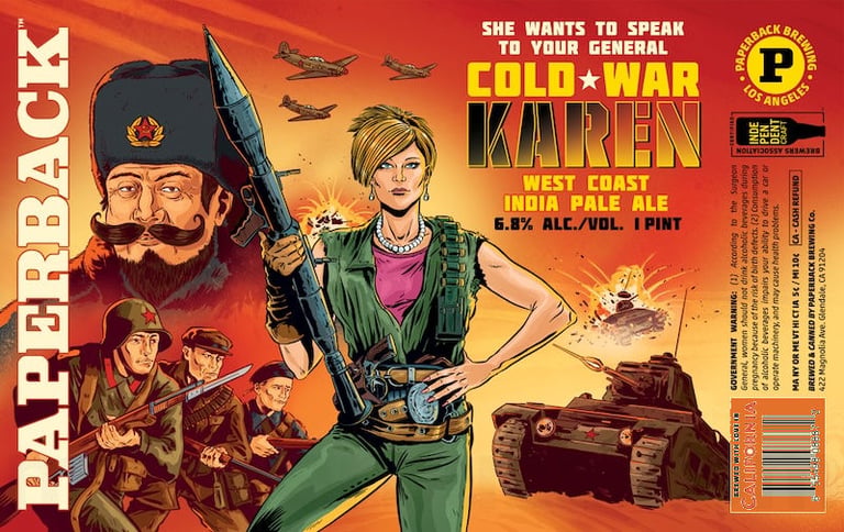 2025 Paperback Brewing Cold War Karen 16-oz Cans