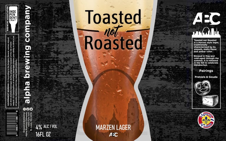2025 Alpha Brewing Toasted Not Roasted 16-oz Cans