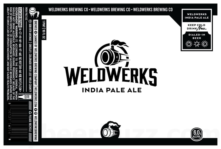2025 WeldWerks India Pale Ale 16-oz Cans