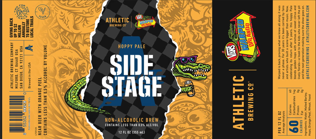Athletic Brewing & Vans Team Up For Side Stage / Crease Crusher