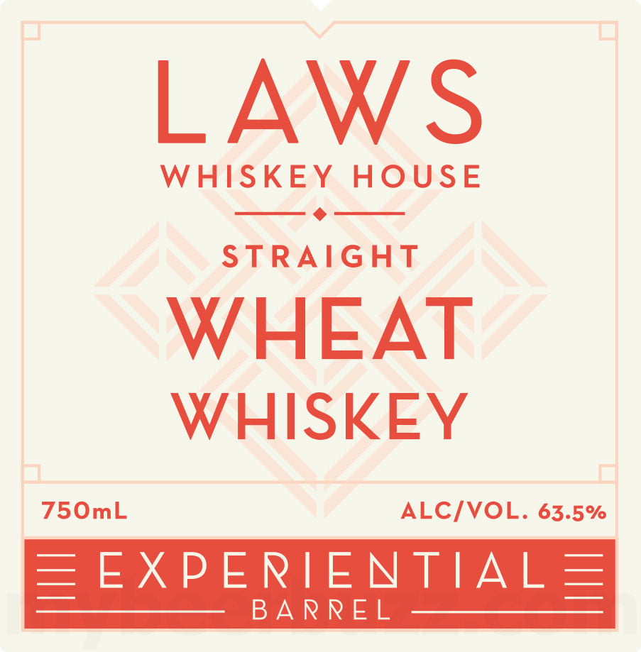Laws Whiskey House Experiential Barrel Straight Wheat Whiskey