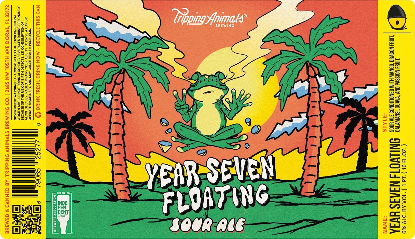 2025 Tripping Animals Year Seven Floating 16-oz Cans
