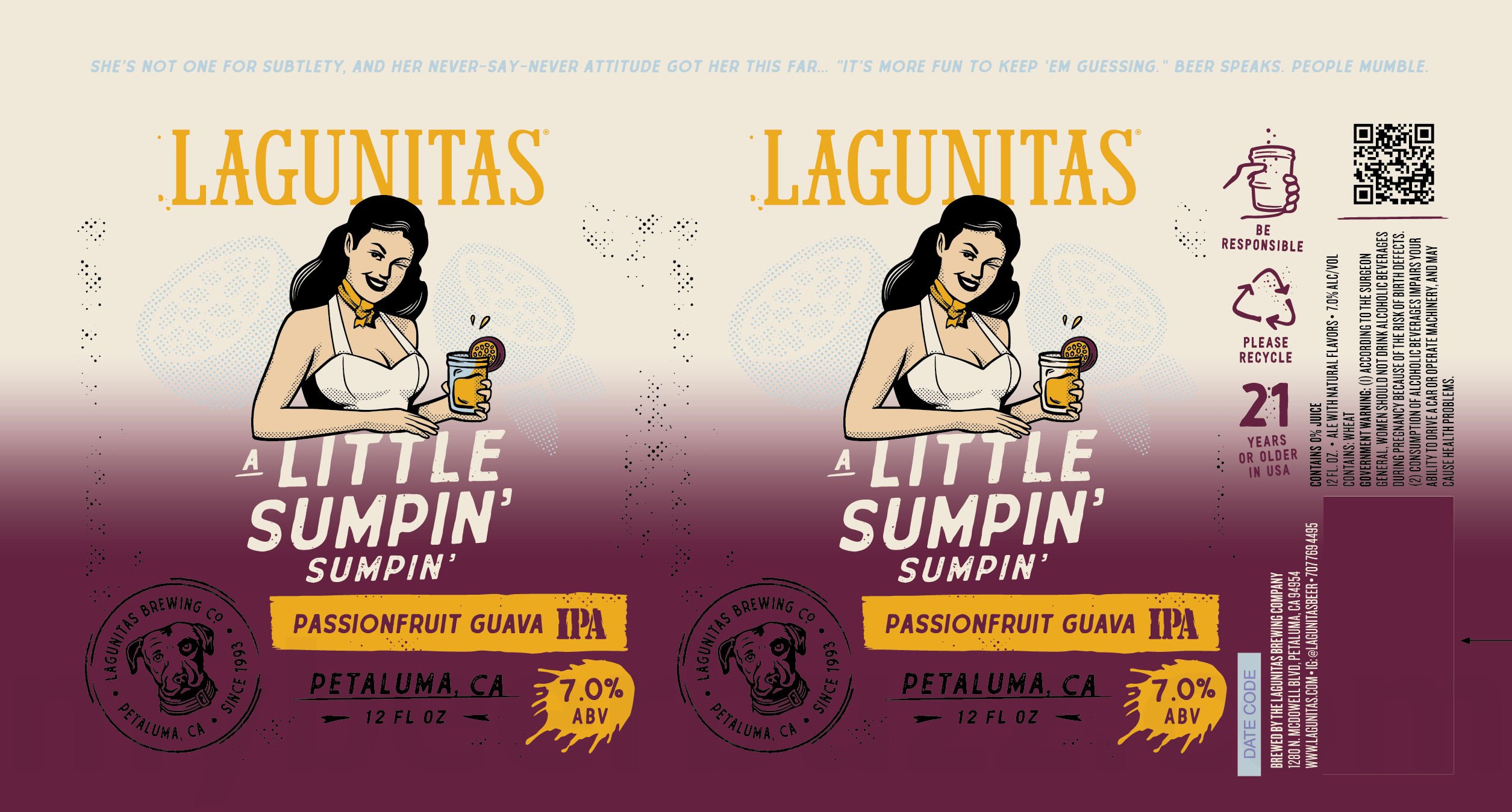 2026 Lagunitas A Little Sumpin' Sumpin' Passionfruit Guava IPA 12-oz Cans