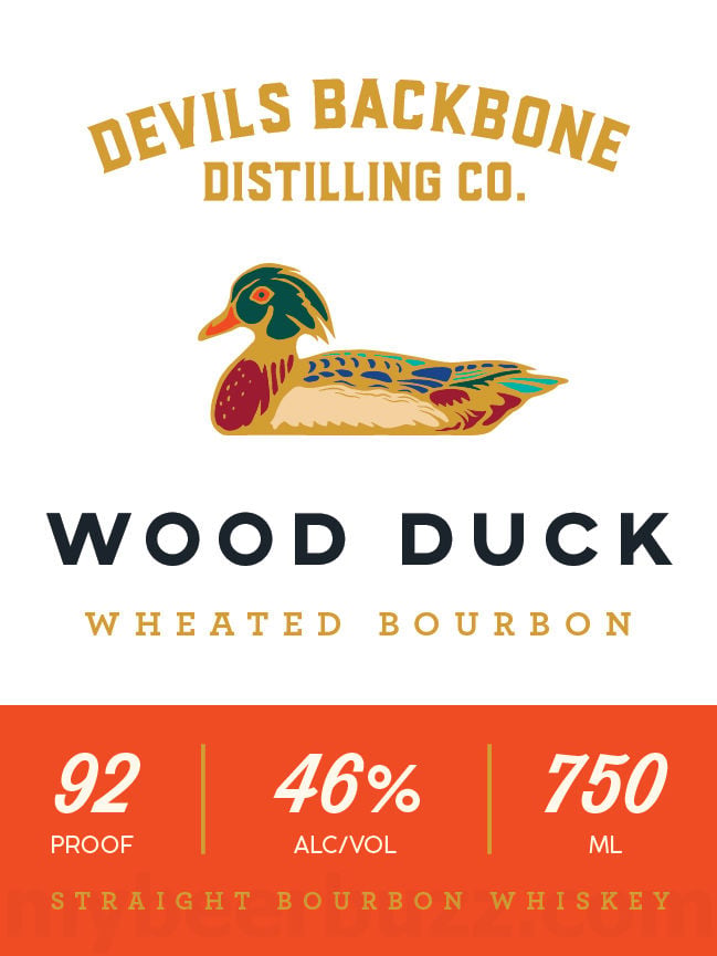 2025 Devils Backbone Distillng Wood Duck 750ml Bottles