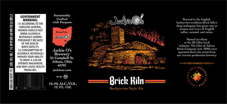 2025 Jackie O's Brick Kiln 12-oz Cans