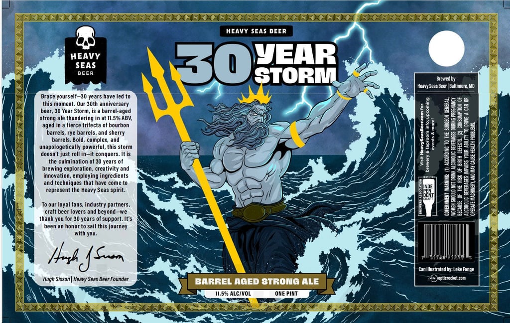 Heavy Seas Beer Adding 30 Year Storm 30th Anniversary Cans
