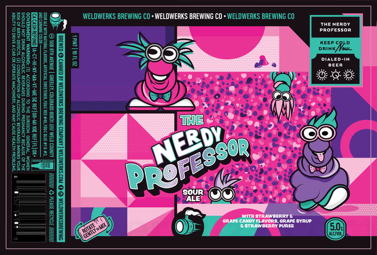 2025 WeldWerks The Nerdy Professor 16-oz Cans