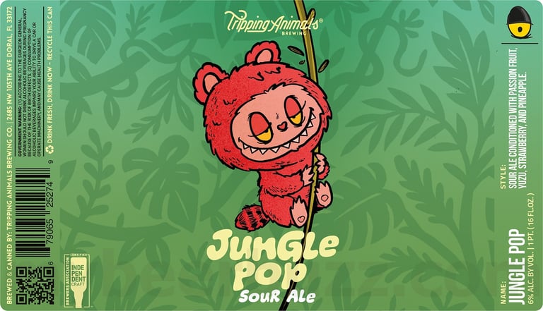 2025 Tripping Animals Jungle Pop 16-oz Cans