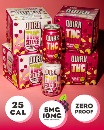 Boulevard brewing Quirk THC Seltzer 12-oz Cans