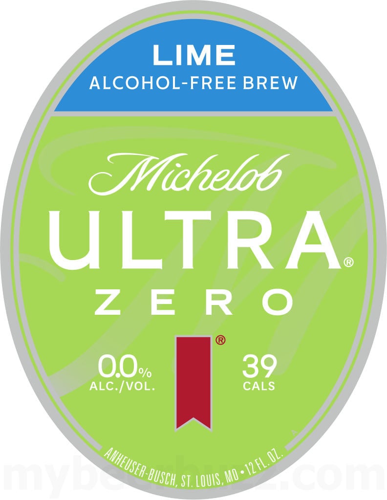 2025 Michelob Ultra Zero Lime 12-oz Bottles