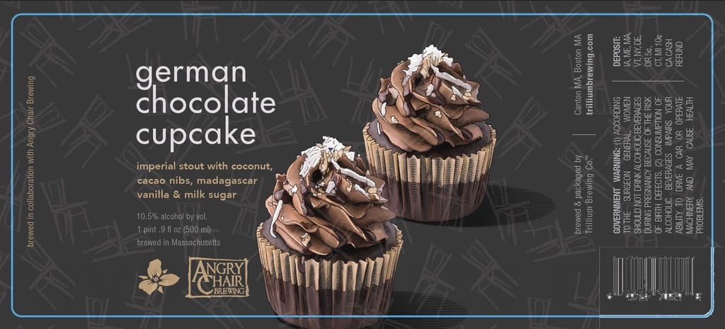 Trillium Brewing & Angry Chair Collaborate On German Chocolate Cupcake