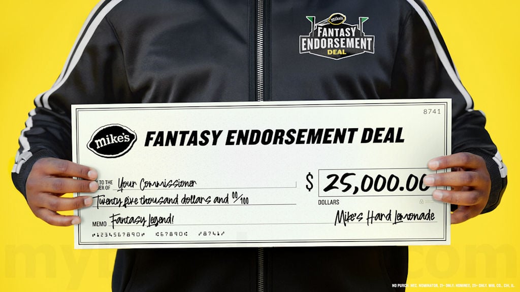 MIKE’S® HARD LEMONADE LOOKS TO SIGN FIRST-EVER FANTASY FOOTBALL PLAYER ENDORSEMENT DEAL