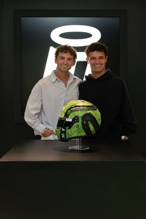 2025 F1 Leader Lando Norris Unveils “Art in Motion” with Popular Artist Werner Bronkhorst