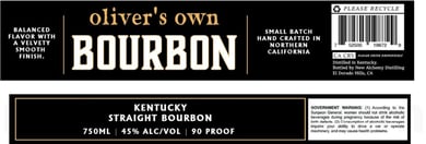 New Alchemy Distilling Oliver’s Own Kentucky Straight Bourbon