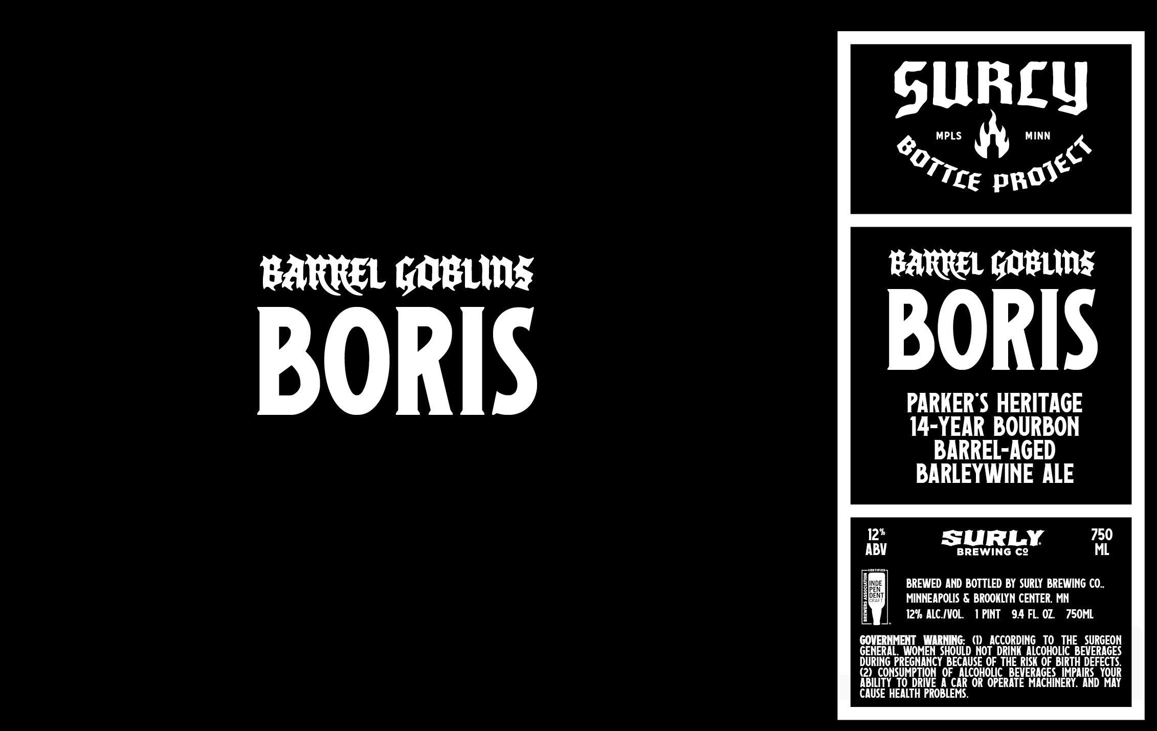 2025 Surly Brewing Barrel Goblins Boris 750ml Bottles