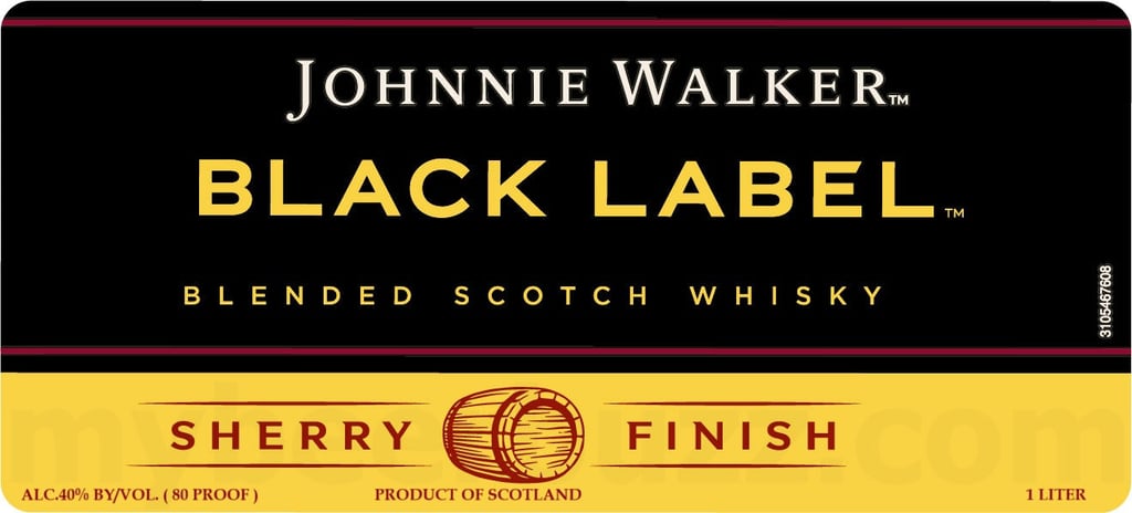 Johnnie Walker Black Label Sherry Finish