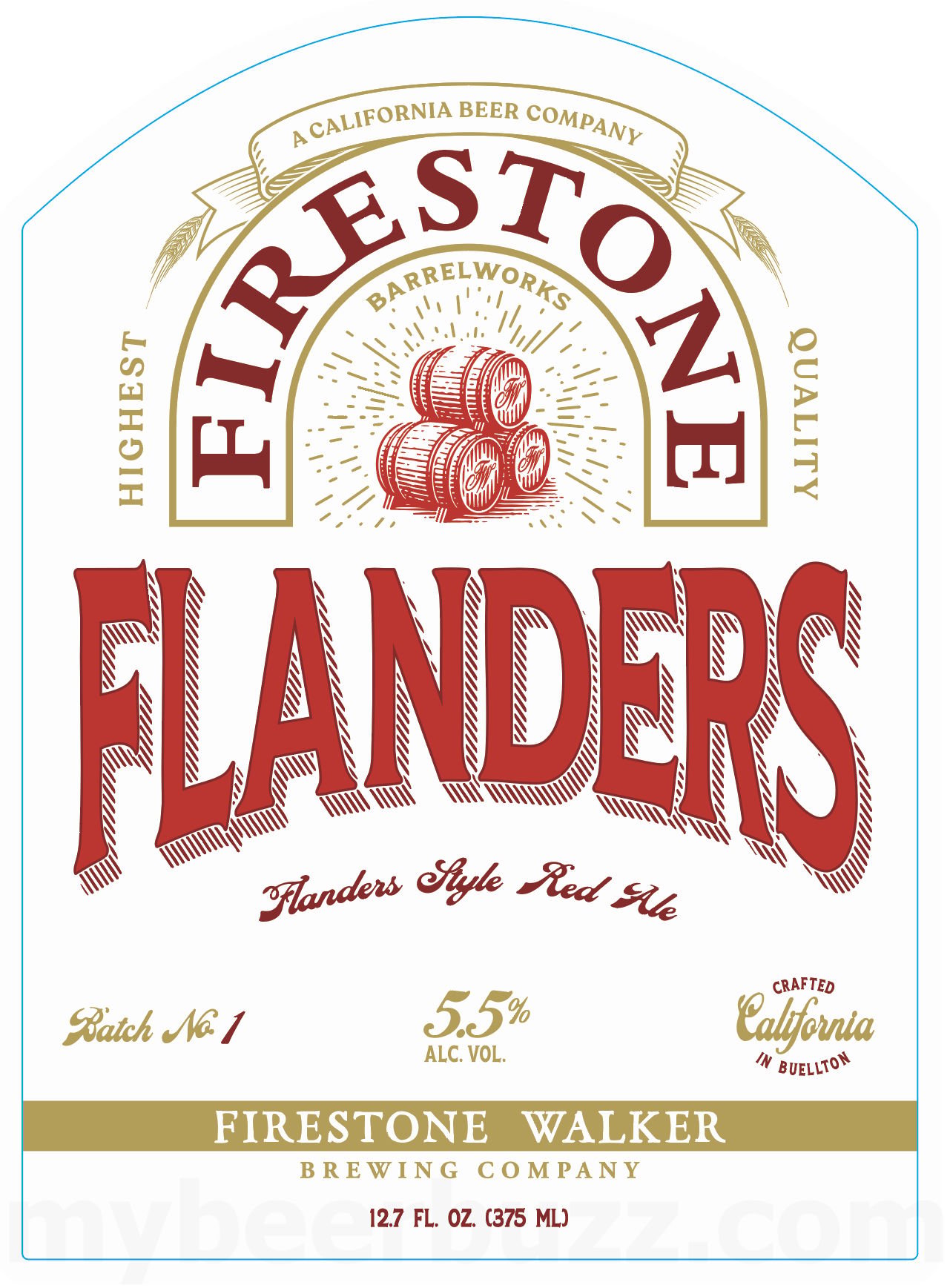 2025 Firestone Walker Flanders Style Red Ale 12.7-oz Bottles