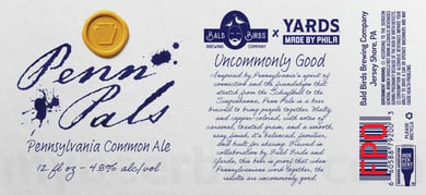 Bald Birds & Yards Collaborating On Penn Pals Pennsylvania Common Ale