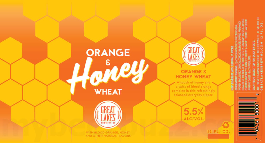 Great Lakes Adding Orange & Honey Wheat Ale