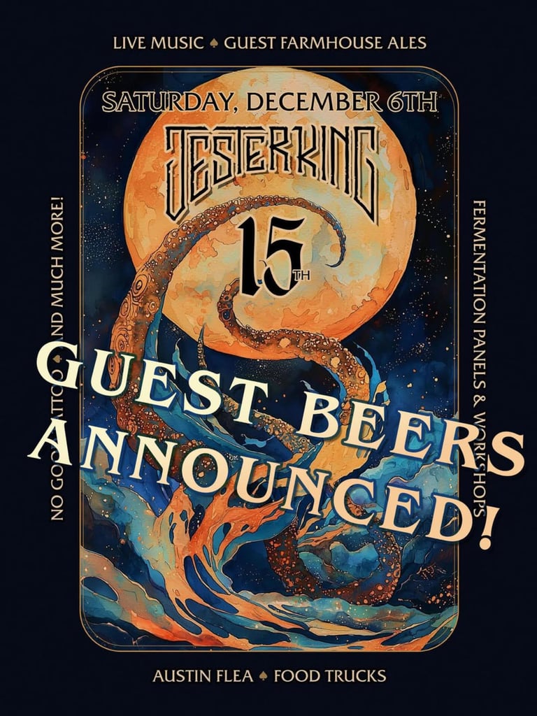 2025 Jester King 15th Anniversary Guest Beers