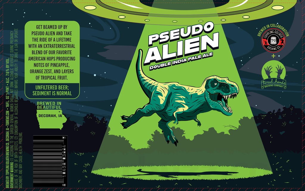 Toppling Goliath & Tired Hands Collaborate On Pseudo Alien