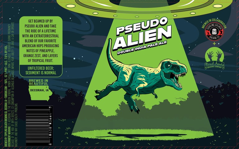 2025 Topplin Goliath Pseudo Alien 16-oz Cans