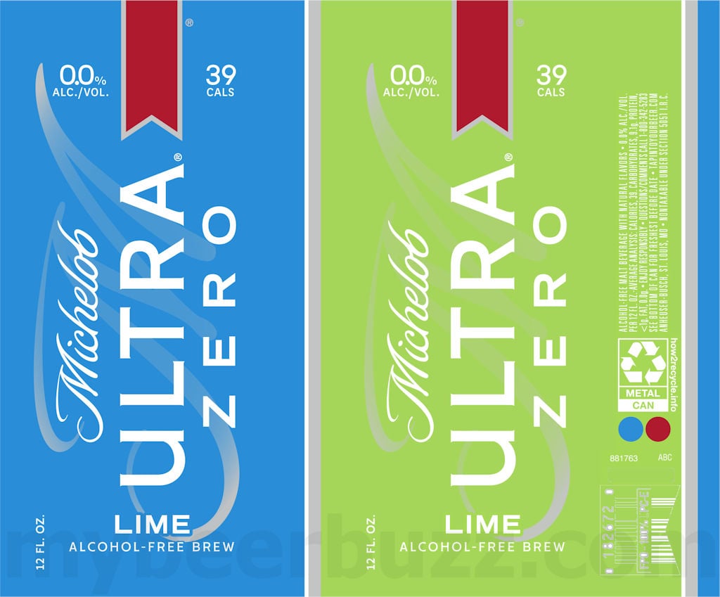 Michelob Adding Ultra Zero Lime Alcohol-Free