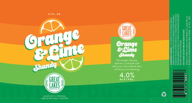 Great Lakes Adding Orange & Lime Shandy