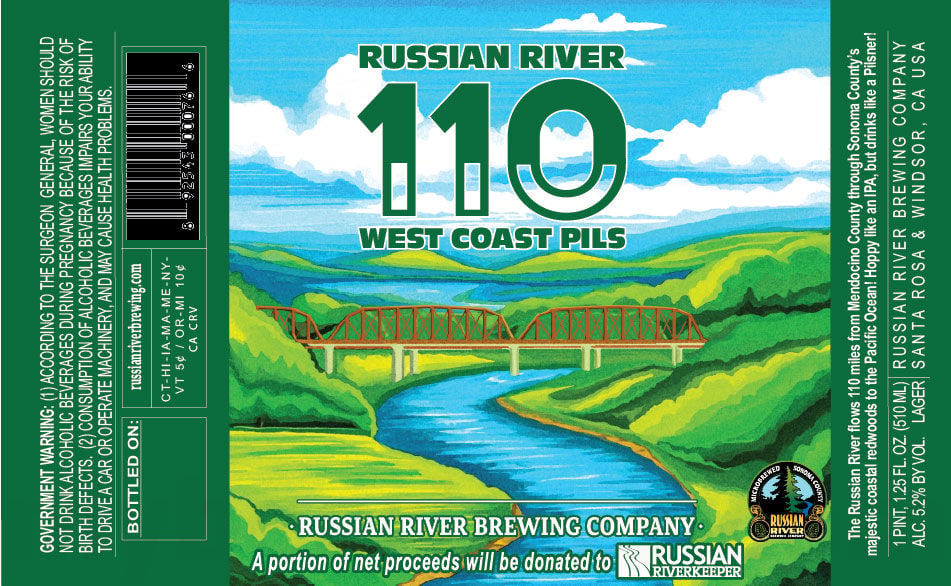 2025 Russian River Brewing 110 510ml Bottles