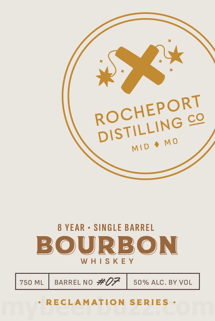 Rocheport Distilling 8 Year Single Barrel Bourbon Whiskey